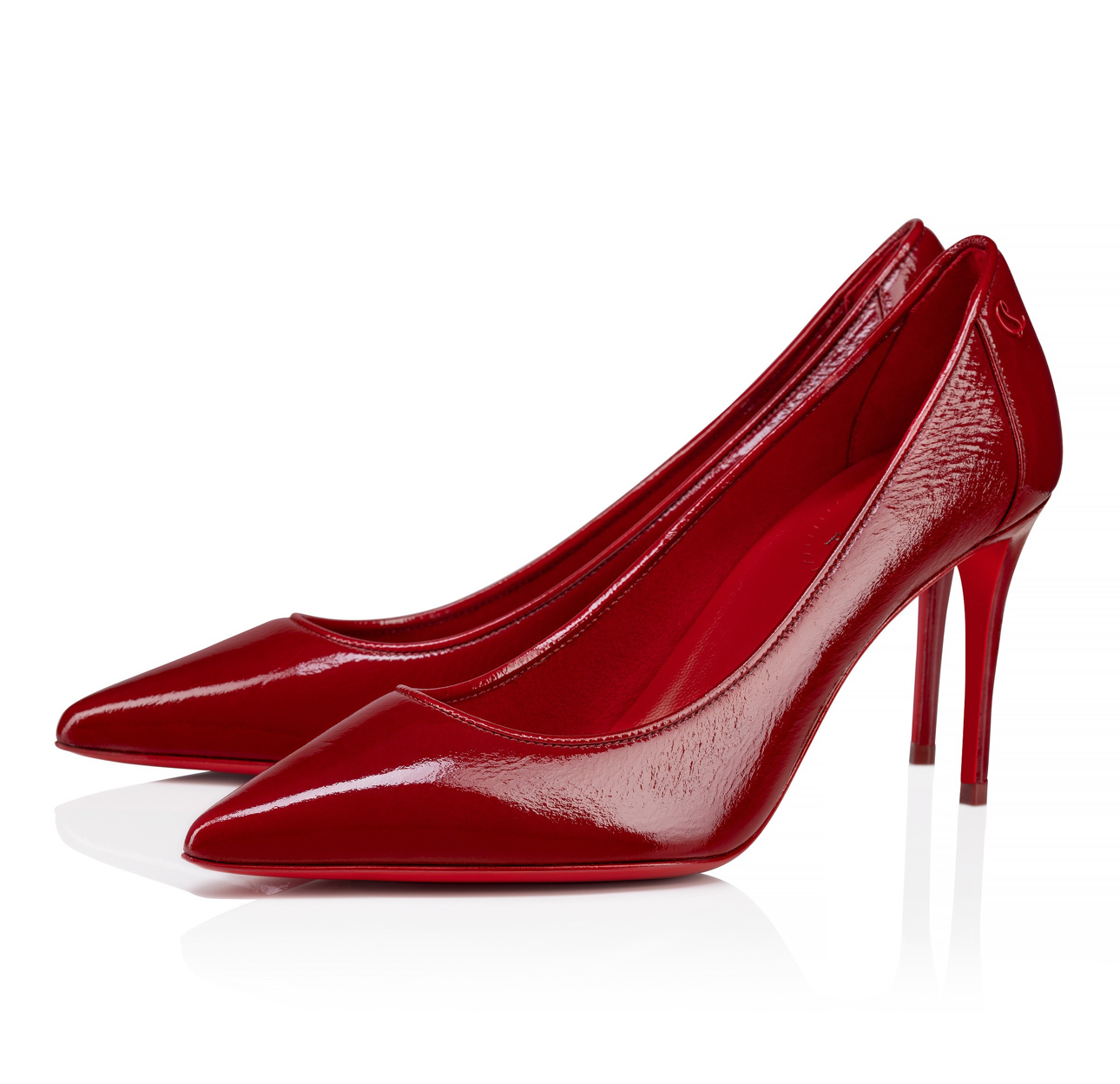 Sporty Kate 85 mm Pumps - Vog patent leather - Loubi - Women ADD TO WISHLIST - SPORTY KATE - 85 MM PUMPS - VOG PATENT LEATHER - LOUBI - WOMEN